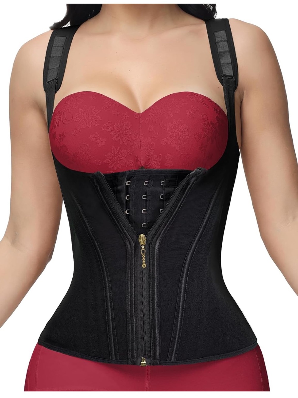 SHAPSHE Black Waist Trainer Corset - Women Intimates